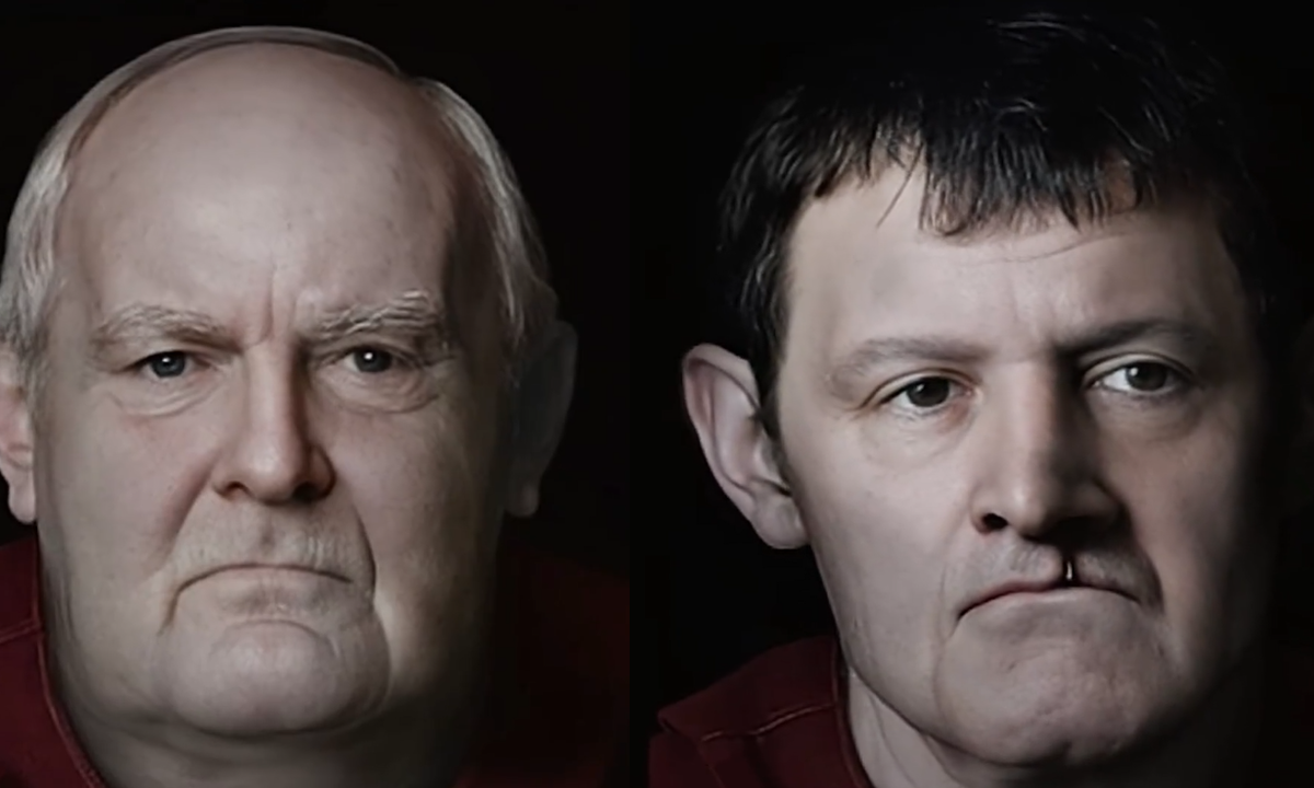 Antropólogo craniofacial reconstrói 3 pessoas da Escócia medieval em 3D