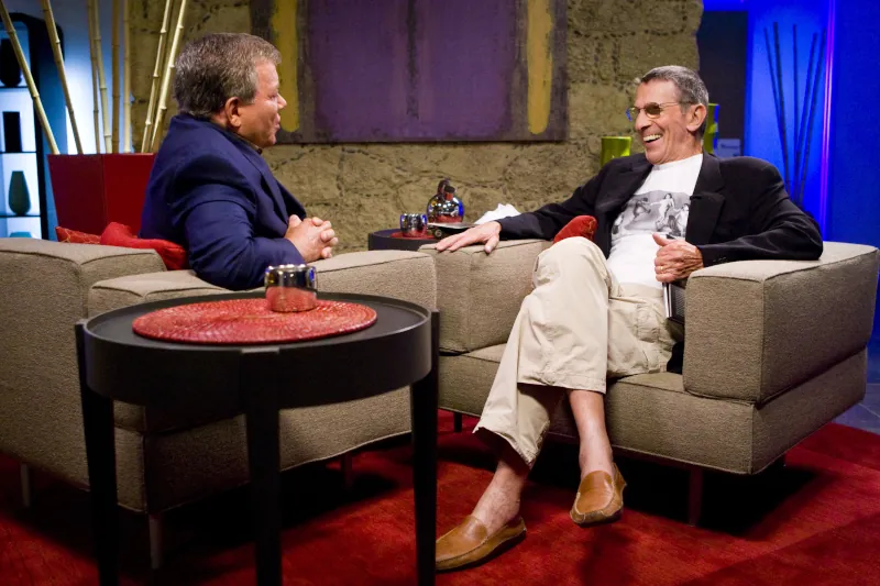Em 2008, Nimoy foi entrevistado em um talk show comandado por Shatner.