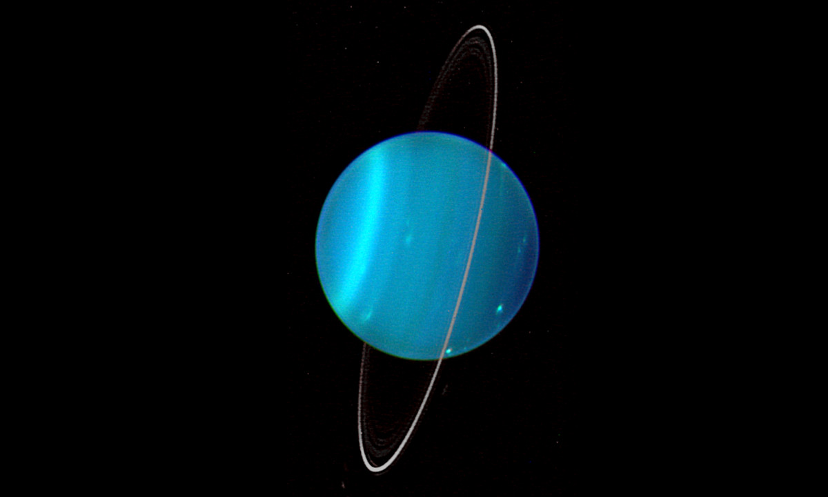 Nova teoria explica o estranho eixo de rotação do planeta Urano