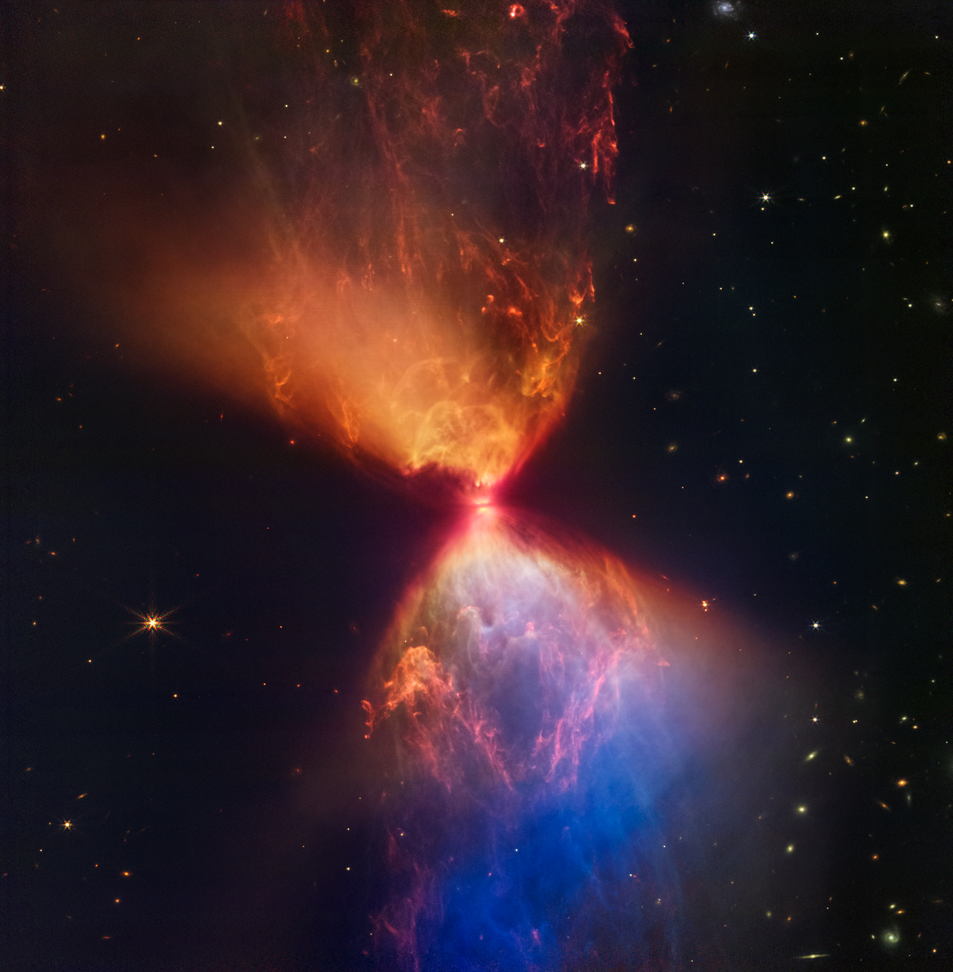 James Webb fotografa protoestrela