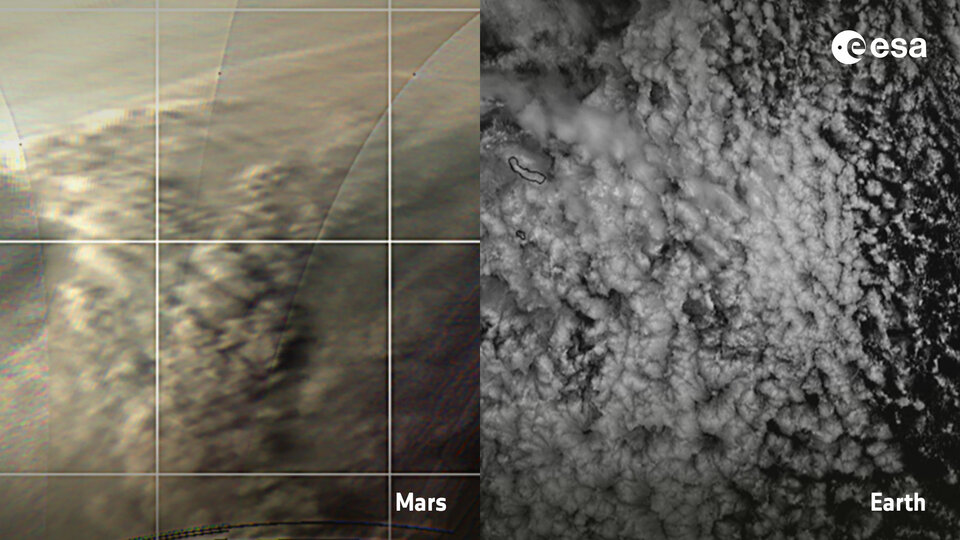 Nuvens de tempestade de Marte são iguais às da Terra; veja a foto