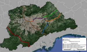 Centro de Estudos da Metrópole mapeia a rede de ferrovias cargueiras no entorno de São Paulo