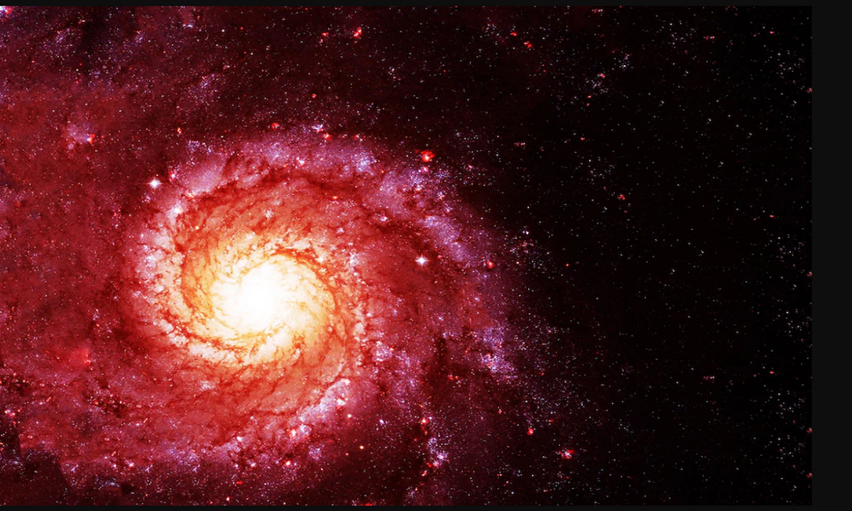 James Webb revelou sequência rara de galáxias espirais vermelhas