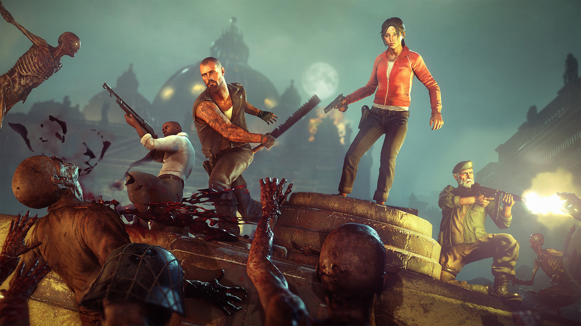 Novas imagens cheias de zumbis do jogo Left 4 Dead