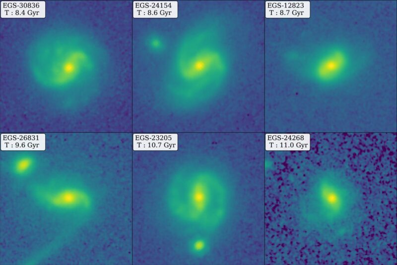 James Webb revela galaxias como la Vía Láctea en el universo joven