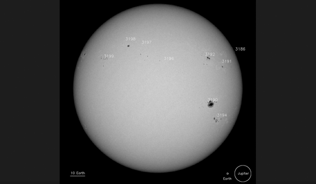O que é AR3190, a mancha gigante detectada no Sol