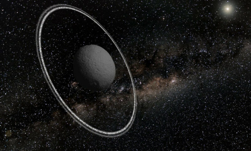 Além de anéis, James Webb encontra gelo de água em asteroide incomum