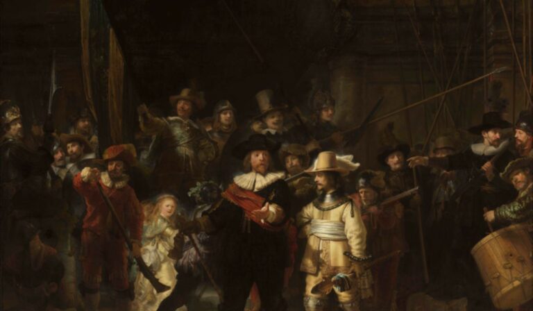 night watch rembrandt formatos de chumbo