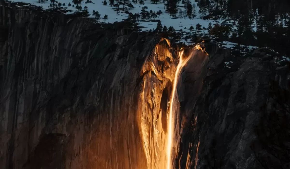 cachoeira de fogo yosemite