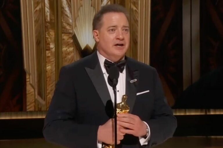 Brendan Fraser fatura Oscar de melhor ator e dá a volta por cima na