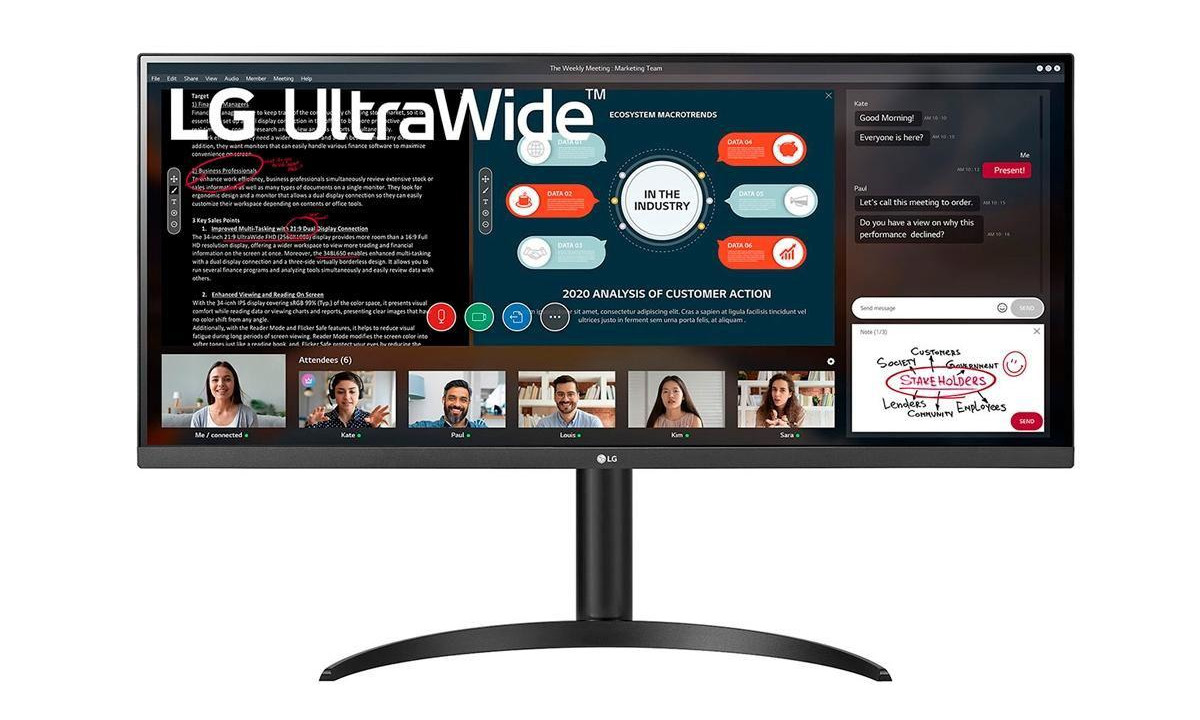 Economize quase R$ 400 na compra deste monitor ultrawide da LG
