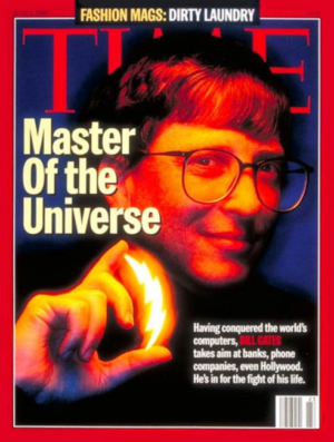 Capa com Bill Gates