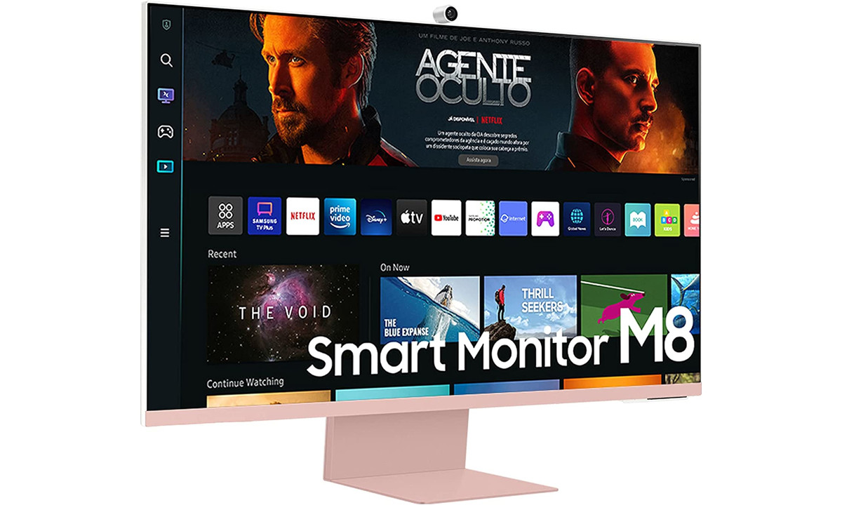 2 em 1: monitor e Smart TV com webcam com 15% off na Amazon