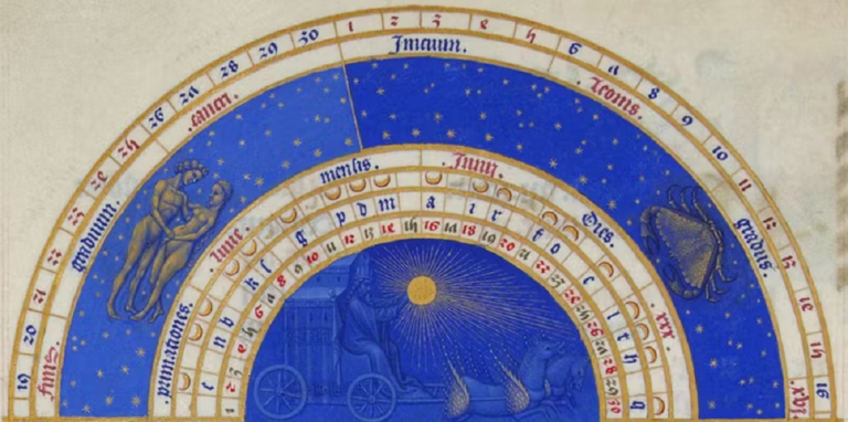 calendário do Les Très Riches Heures du duc de Berry