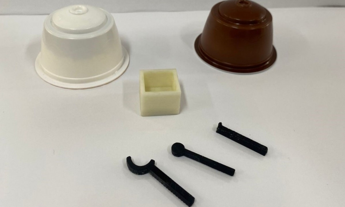 Cápsulas de café usadas podem ser aproveitadas na impressão 3D