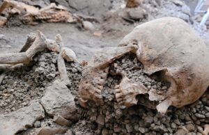 Esqueletos de vítimas do Vesúvio são encontrados nas ruínas de Pompeia