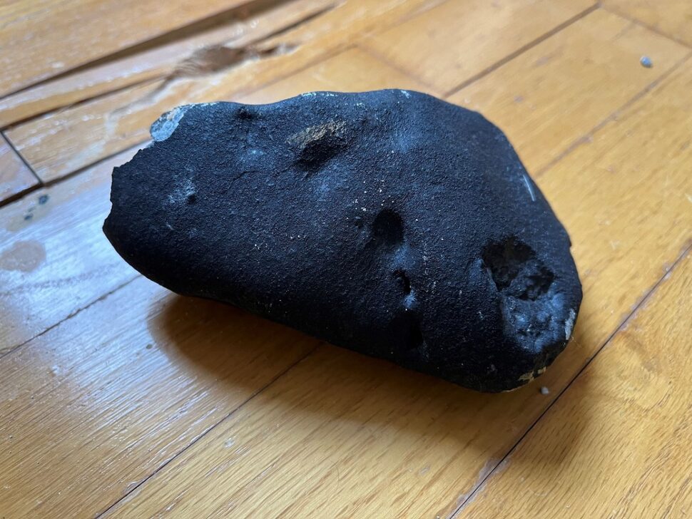 meteorito vindo da chuva Eta Aquarids