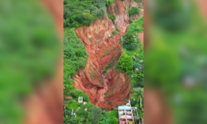 Como se forma a voçoroca, buraco de 80m que engoliu militar no Maranhão