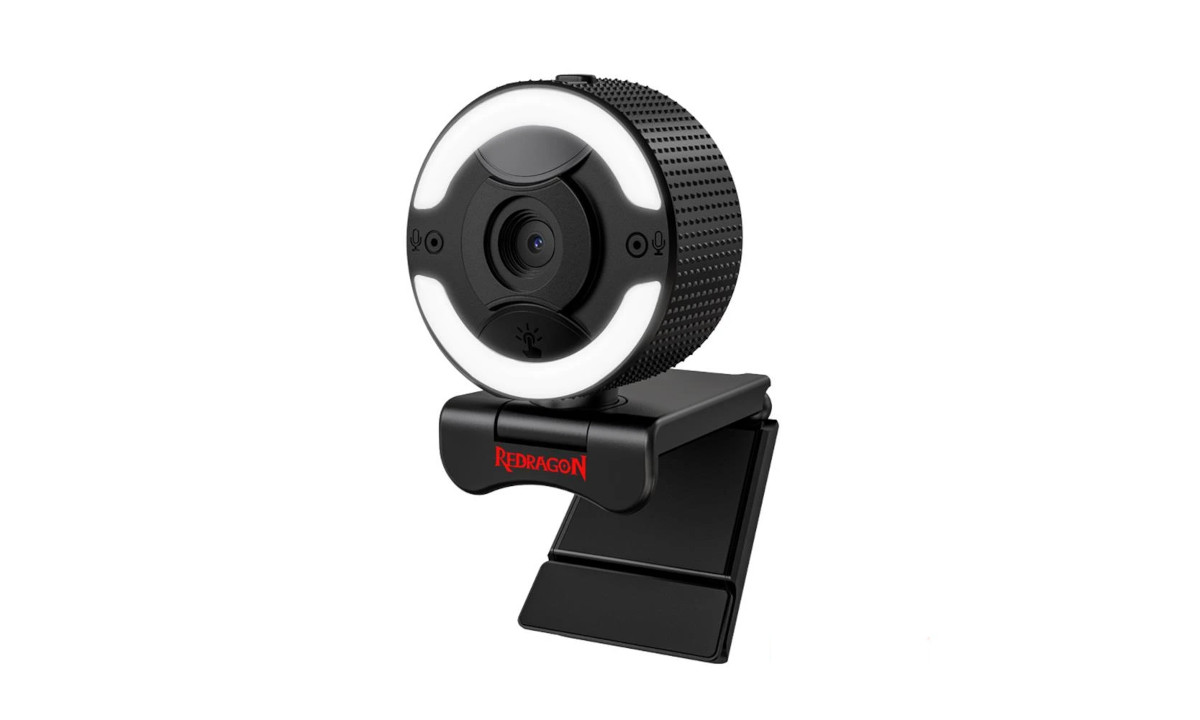 Webcam com “ring light” por metade do preço, custando só R$ 190