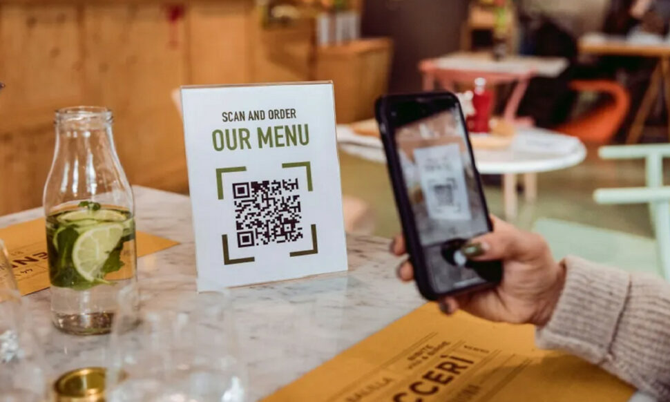 QR Code é usado para leitura de cardápio de restaurantes (Imagem: Reprodução)