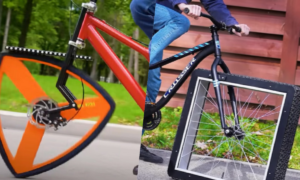 Bike com roda quadrada ou triangular: qual funciona melhor segundo a física