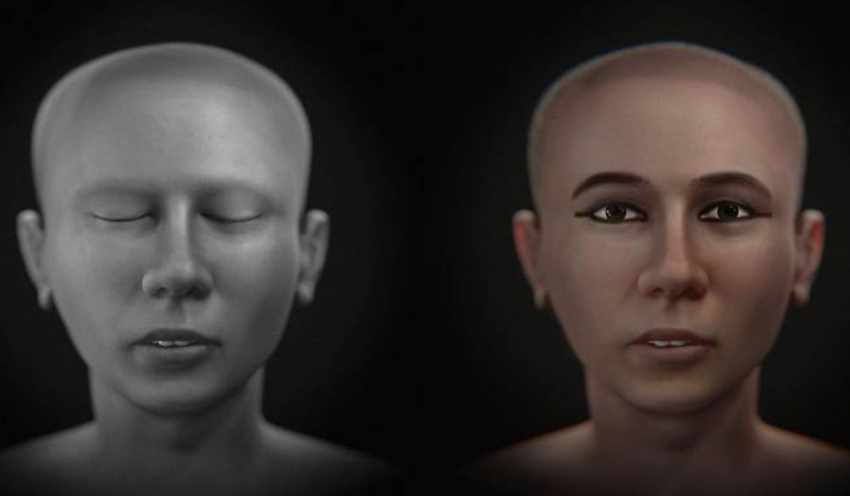 reconstrução facial farao tutancamon