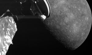 Sonda da ESA faz voo rasante sobre Mercúrio e envia imagens inéditas