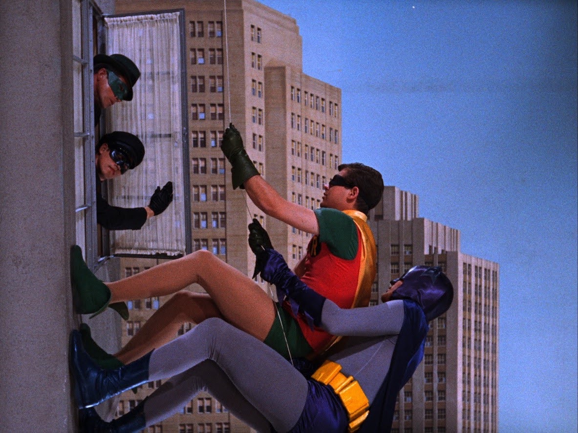 Van Williams e Bruce Lee com Green Hornet e Kato, em "Batman: The Spell of Tut" (1966).