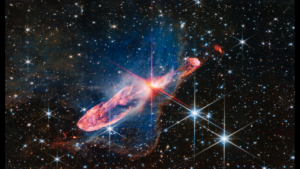 imagem das estrelas em formação capturada pelo James Webb