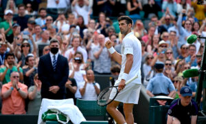 Novak Djokovic em Wimbledon