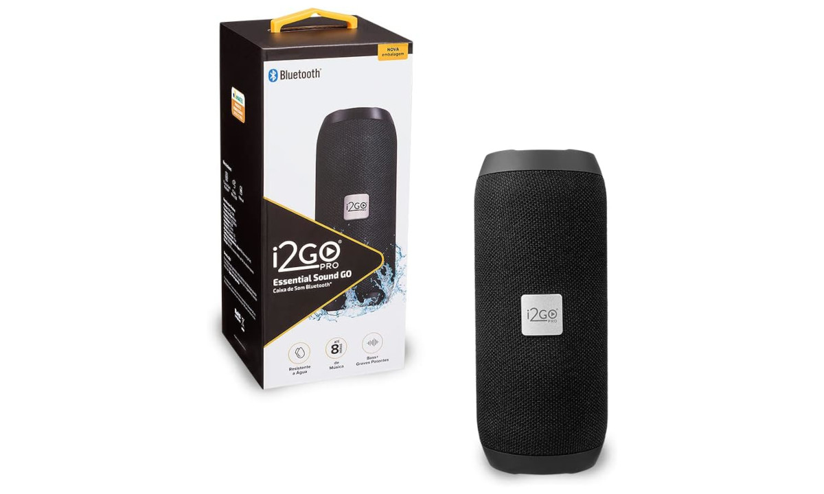 Oferta: caixinha de som Bluetooth resistente à água por apenas R$ 160