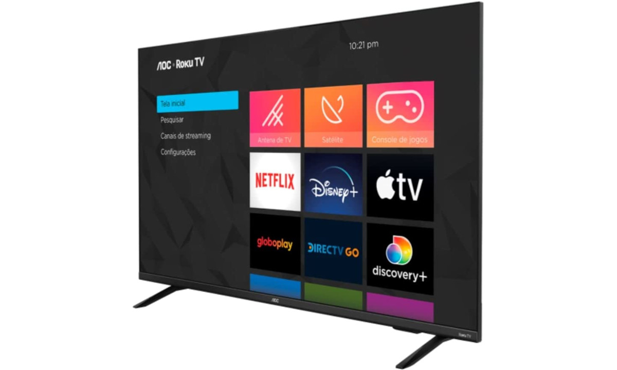 TV LED com sistema Roku com 24% off na Amazon por tempo limitado