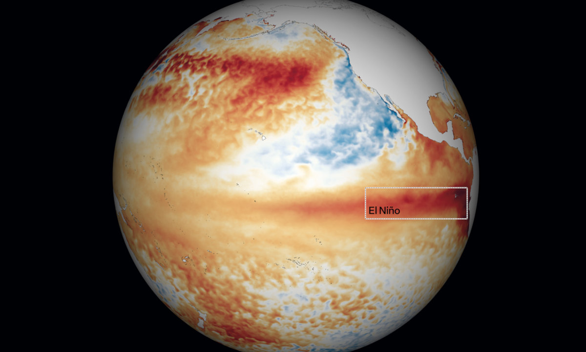 El Niño tem 80% de chance de ser de intensidade entre moderada e forte