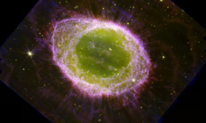 imagem da nebulosa do anel gerada pelo james webb