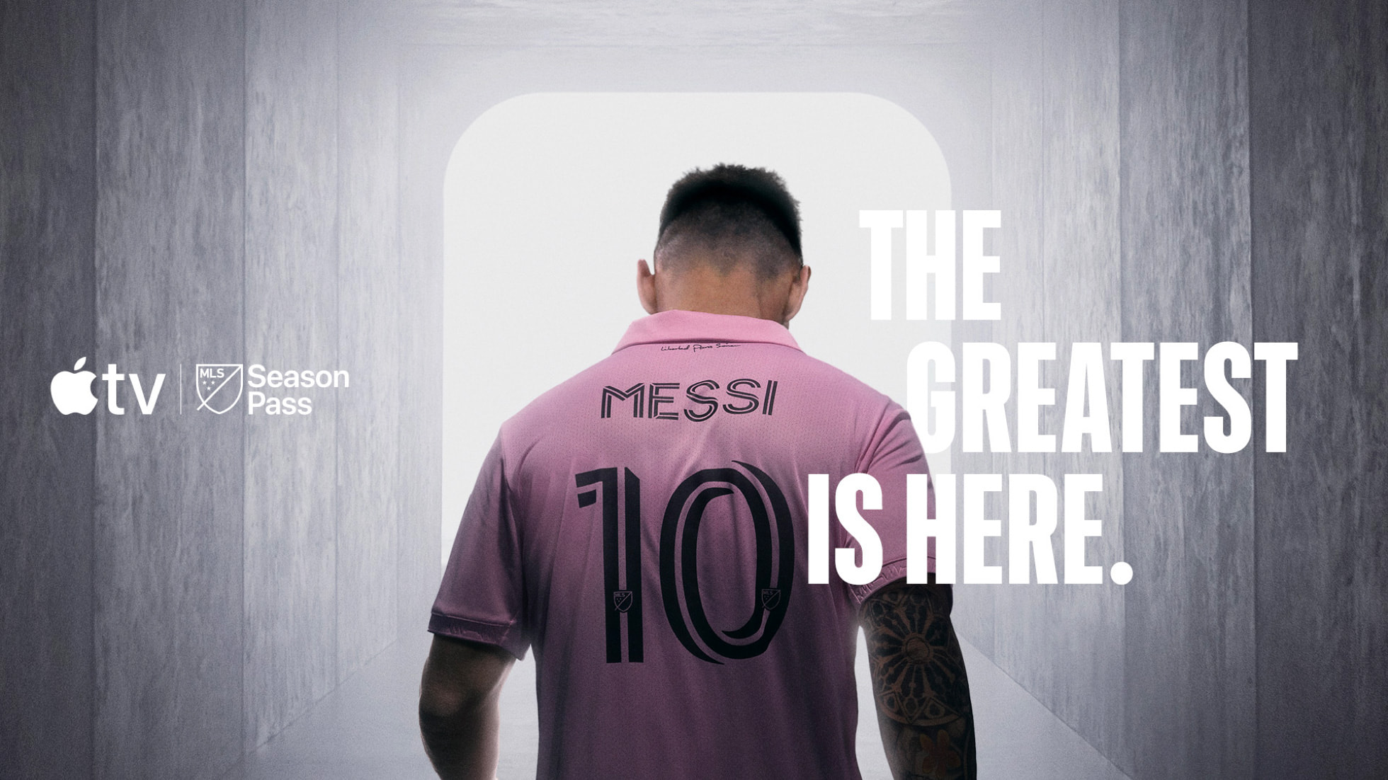 Campanha da Apple TV quando Messi chegou à MLS
