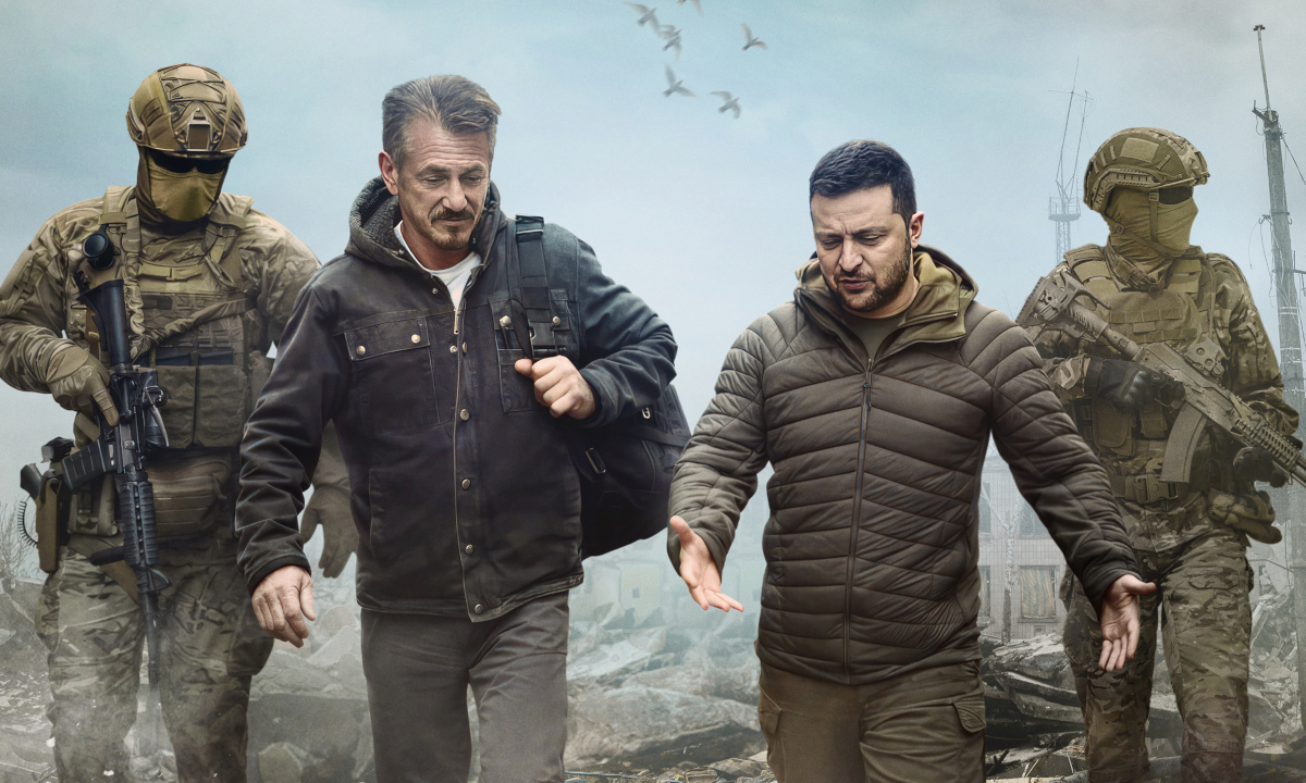 Sean Penn revela trailer do documentário "Superpower" sobre Guerra na Ucrânia