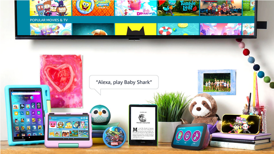 Dispositivos para crianças são destaque em evento da Amazon