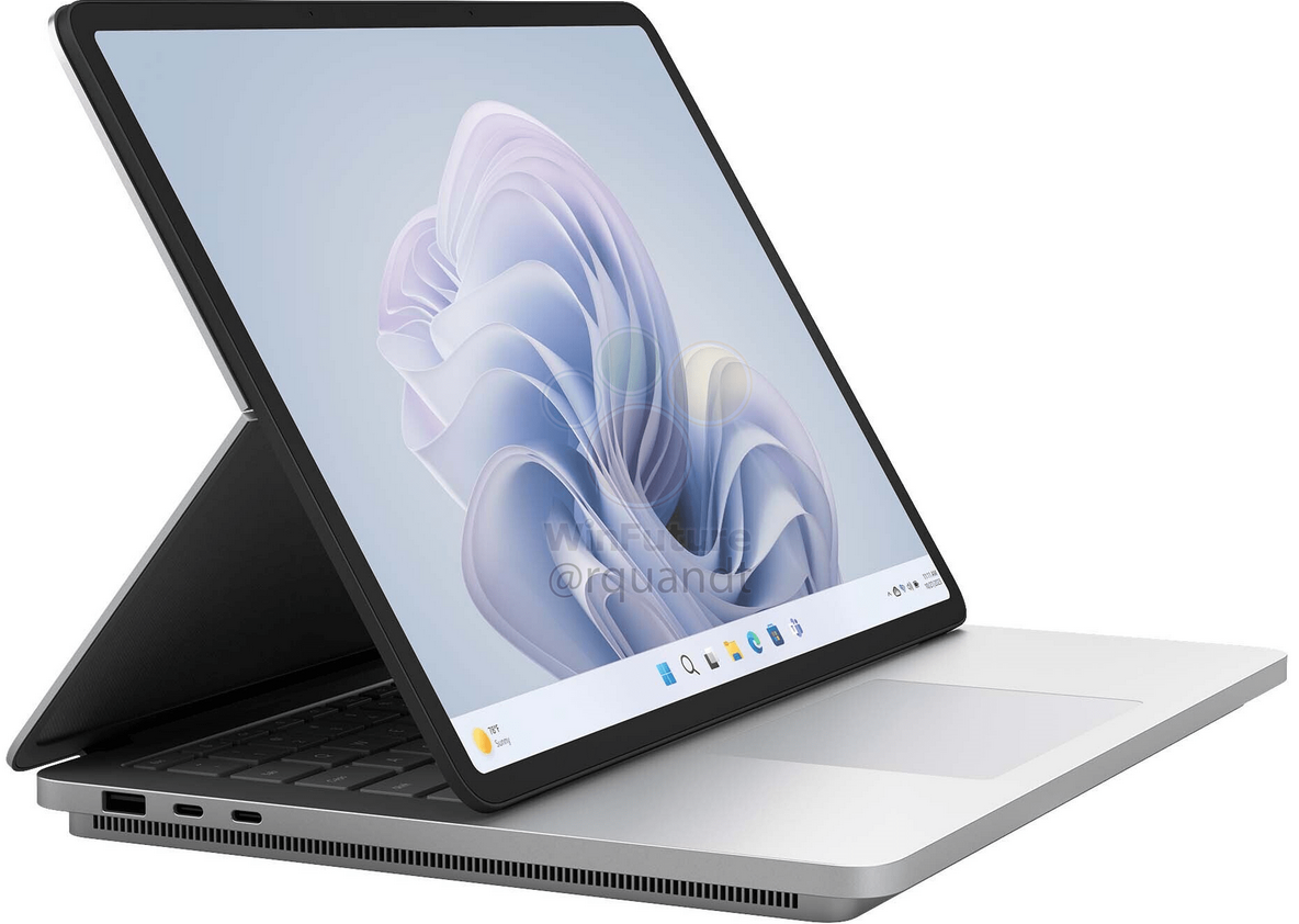 a Microsoft, além de aprimorar o hardware do do Surface Laptop Studio 2, também adicionará uma porta USB-A.