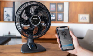 Ventilador com bluetooth e controlado por app com desconto na Amazon