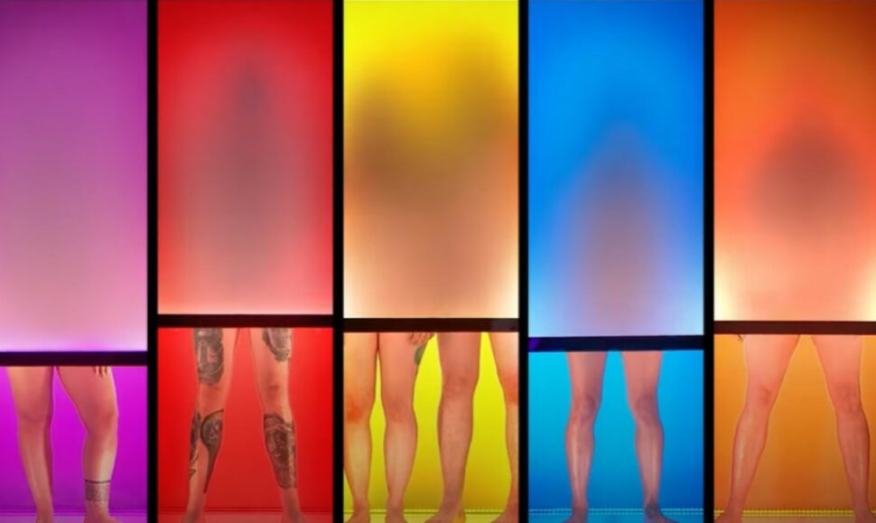 Participantes ficam nus em reality "Naked Attraction"