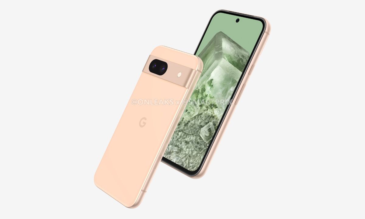 Google Pixel 8a (Imagem: Reprodução/OnLeaks/SmartPrix)