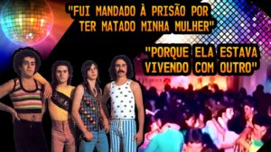Imagem mostra a banda Pholhas com a tradução da letra "My Mistake", que trata sobre feminicídio. Imagem: Pablo Nogueira/Giz Brasil