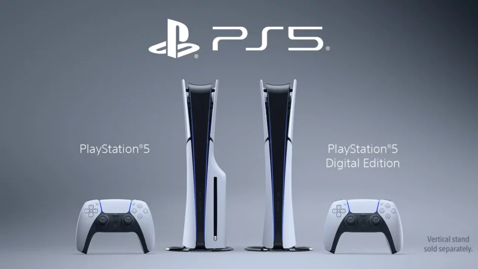 PS5 agora terá design menor com 1 Tera de armazenamento