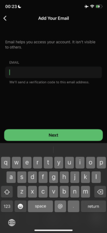 WhatsApp recebe opção para enviar código de autenticação por e-mail (Imagem: Reprodução/WABetaInfo)