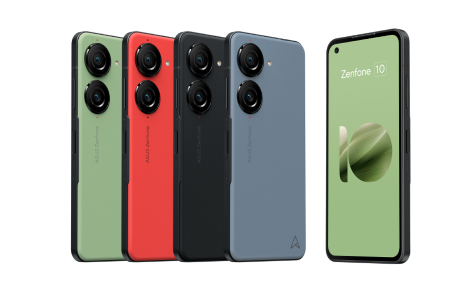 Zenfone 10 possui quatro opções de cores (Imagem: Divulgação/Asus)