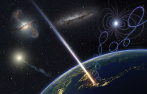 Astrônomos detectam partícula rara caindo na Terra