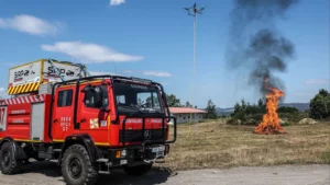 Drone apaga incêndio em Portugal (Imagem: Reprodução/Universidade de Coimbra)