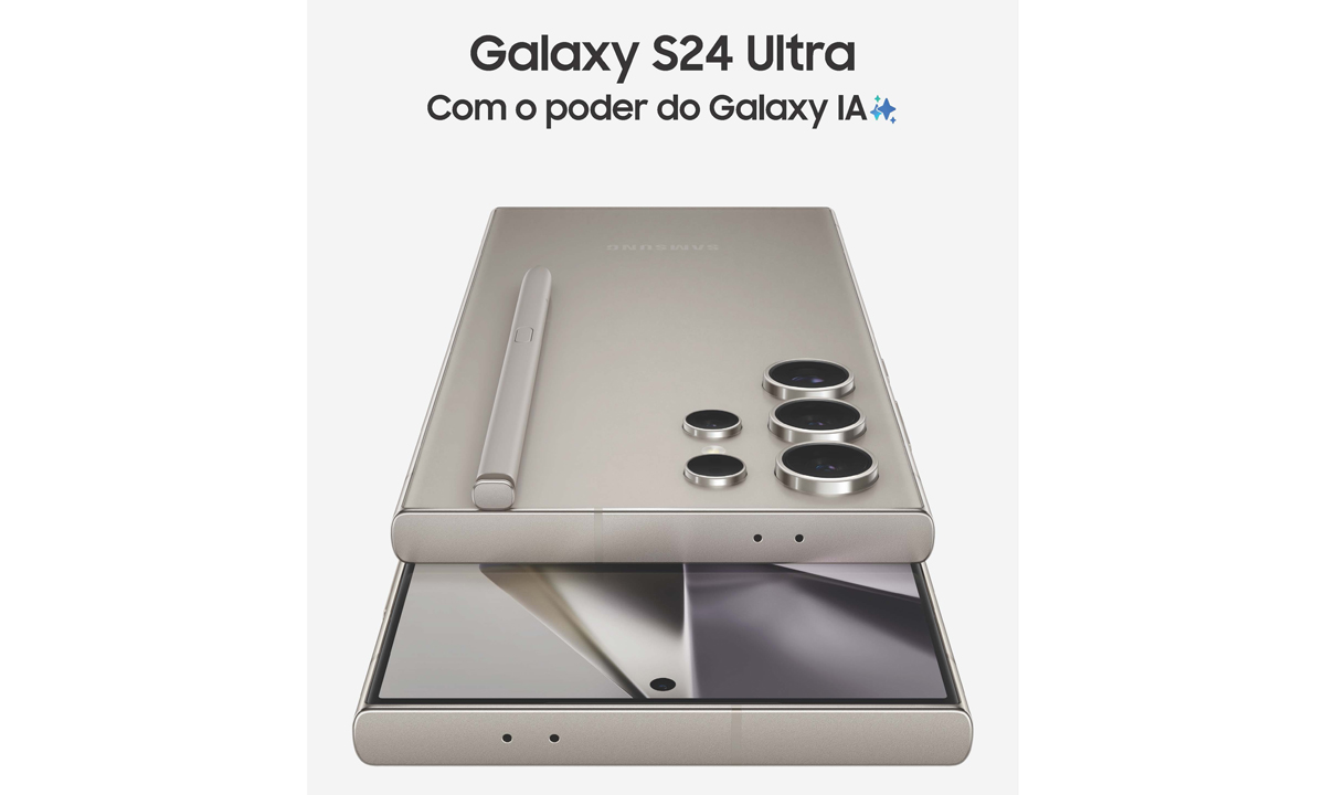 Imagem oficial do Galaxy S24 Ultra