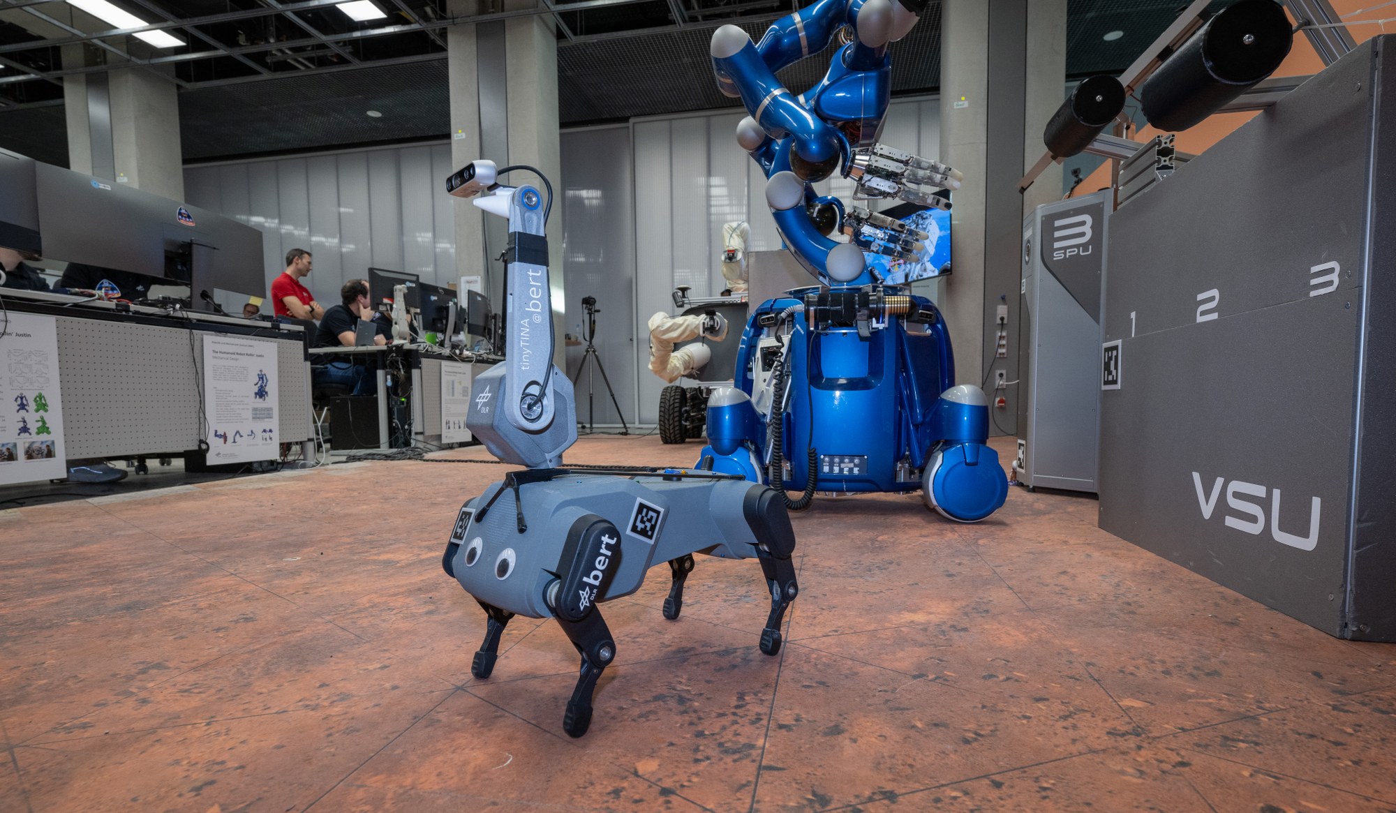 Cão-robô Bert, do Centro Espacial Alemão