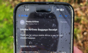 iPhone que despencou de voo nos EUA